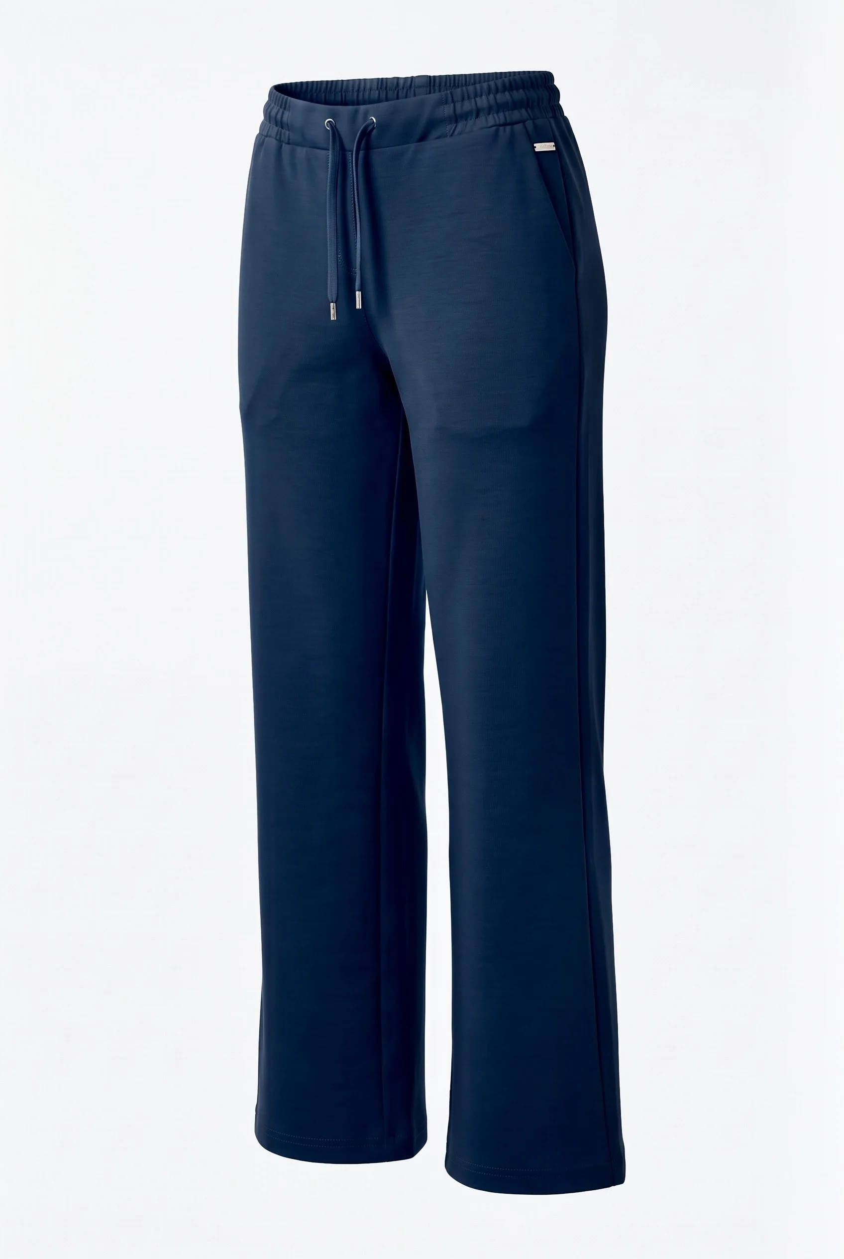 Sofie's straight blauw - Sofie straight marine rechtvoor zijkant - LMW0302