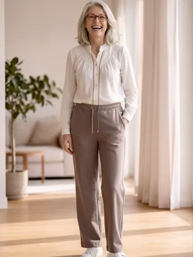 Sofie's straight taupe - Model sofie taupe - LMW0310