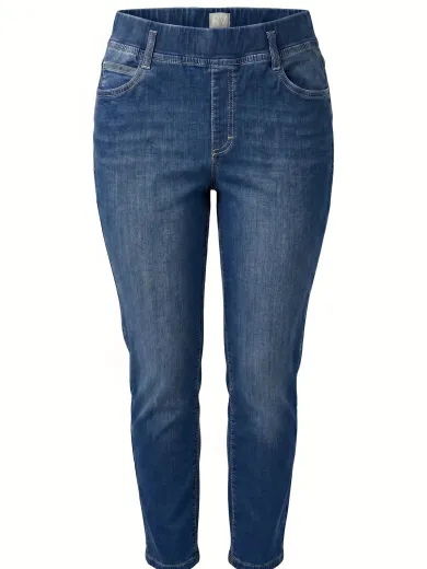 Rabe Jeans Bella blauw - Rabe jeans elastische taille stone washed 3 - Rabe 01 