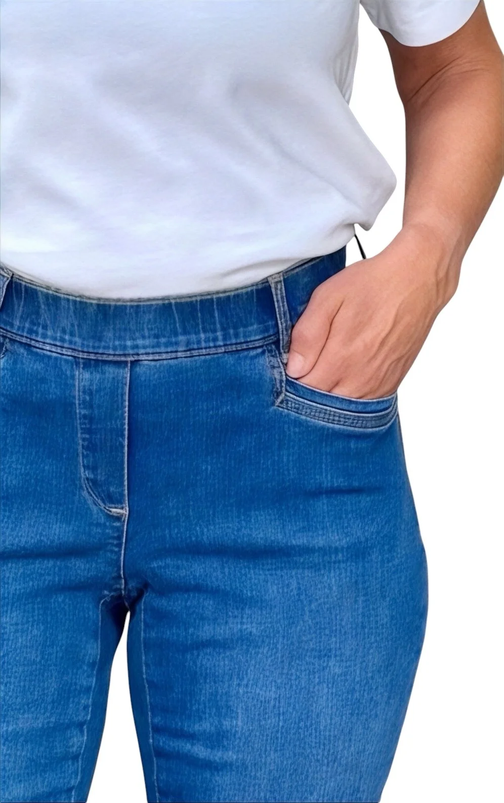 Jackie's Jeans stonewashed - Voorpand jackie jeans 1 - LMW0501